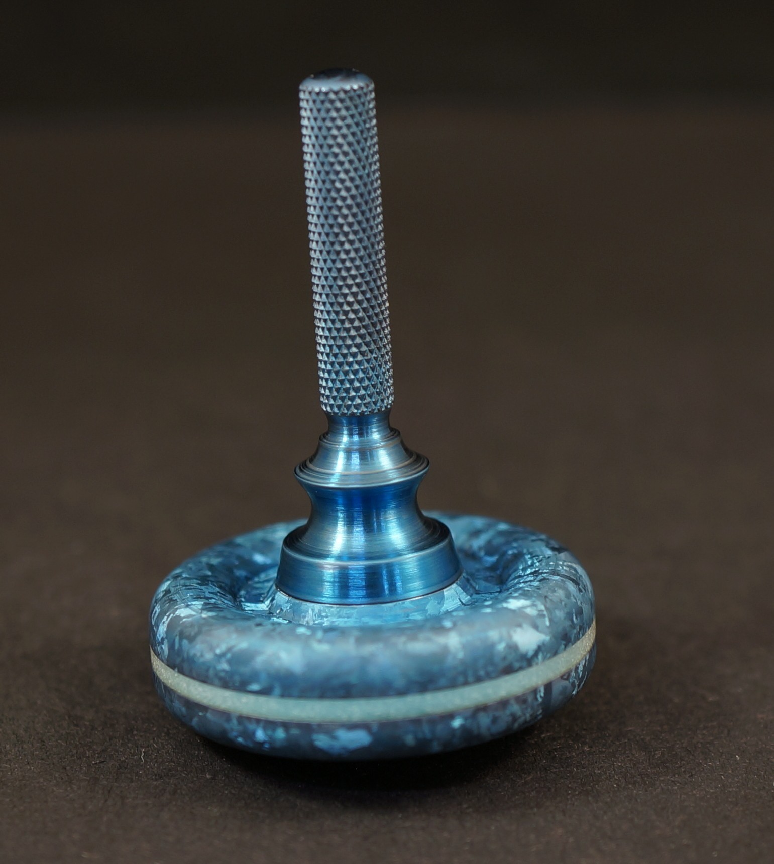 Picture of #1853	1.03"	Blue Crystalized Titanium, Blue TurboGlow & Titanium