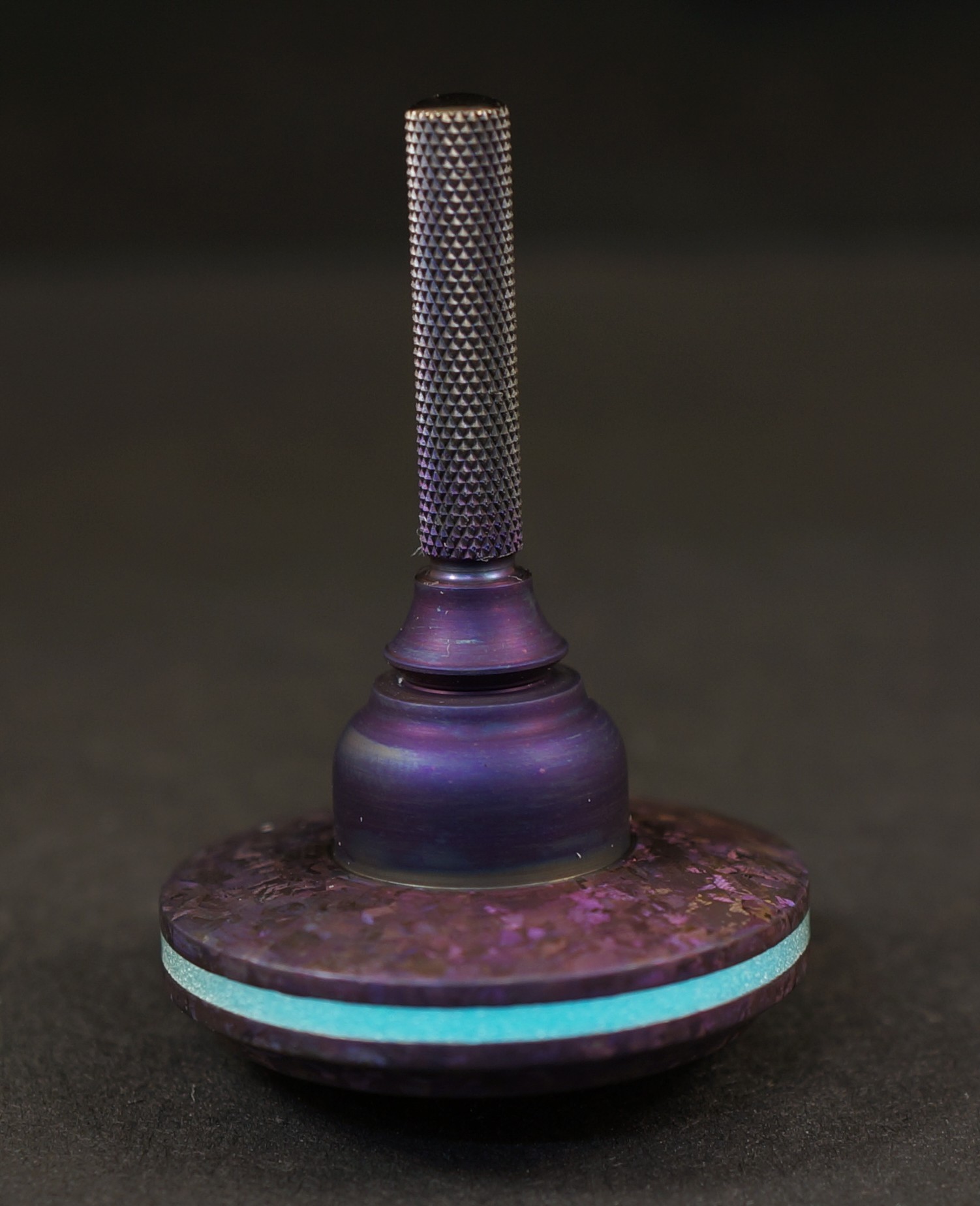 Picture of #1852	1.15"	Purple Crystalized Titanium, BlueTurboGlow & Titanium