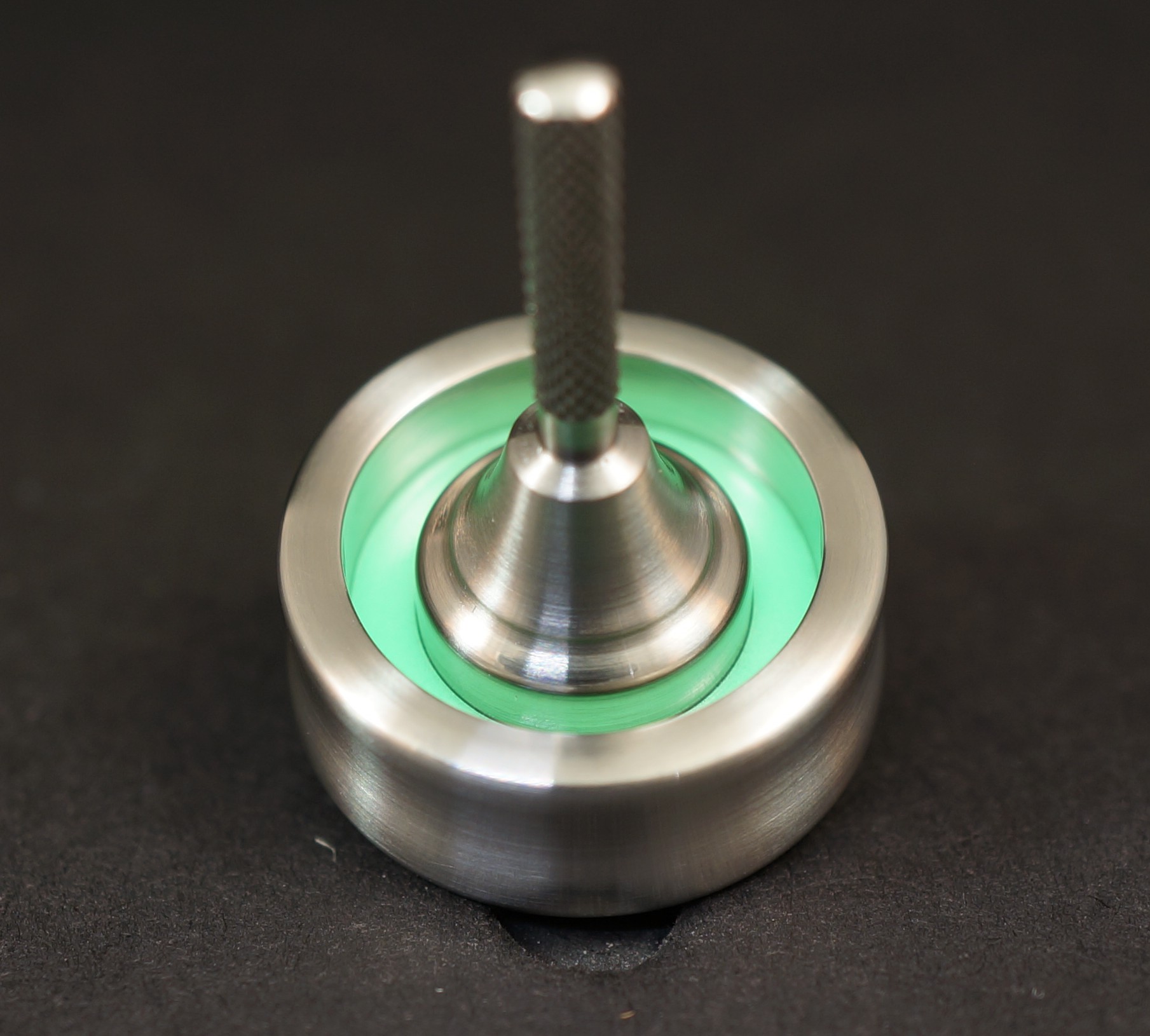 #1791	.9"	316 Stainless, Green TurboGlow & Titanium picture 2