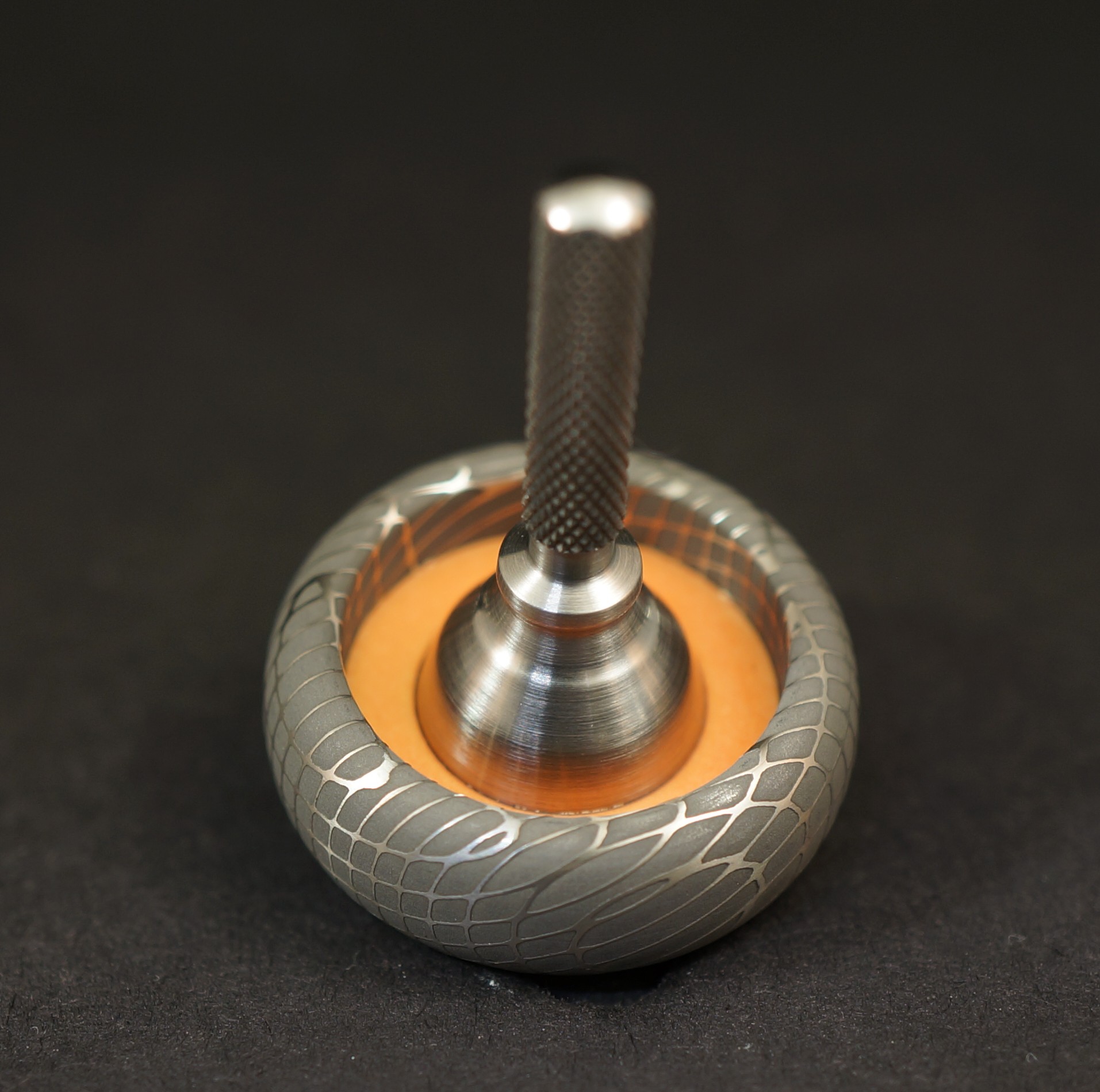 #1794	.98"	VF Spirograph, Orange TurboGlow & Titanium picture 2
