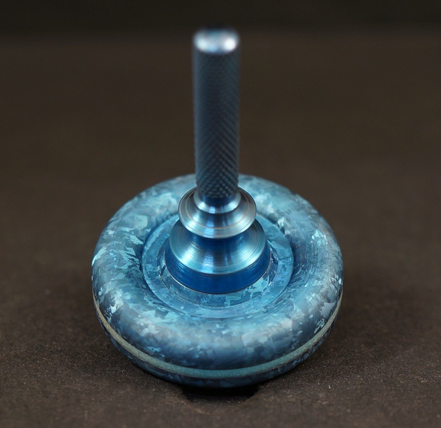 #1853	1.03"	Blue Crystalized Titanium, Blue TurboGlow & Titanium picture 2
